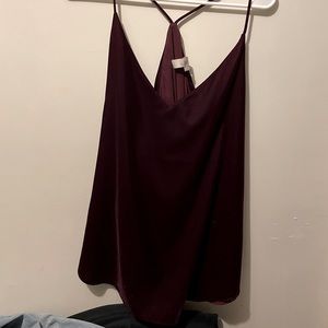 Loft velvet cami top